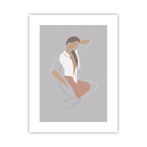 Plagát - Obrys pôvabu - 30x40 cm