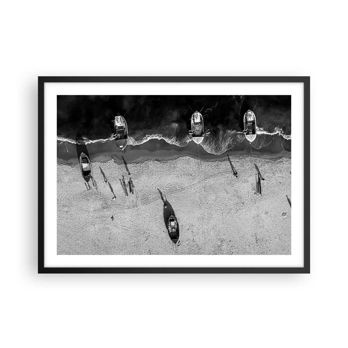 Plagát v čiernom ráme - Ešte na brehu… - 70x50 cm