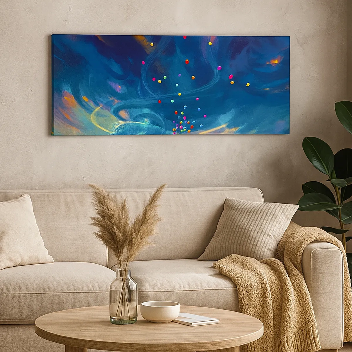 Obraz na plátne - Na modrý vietor - 30x30 cm