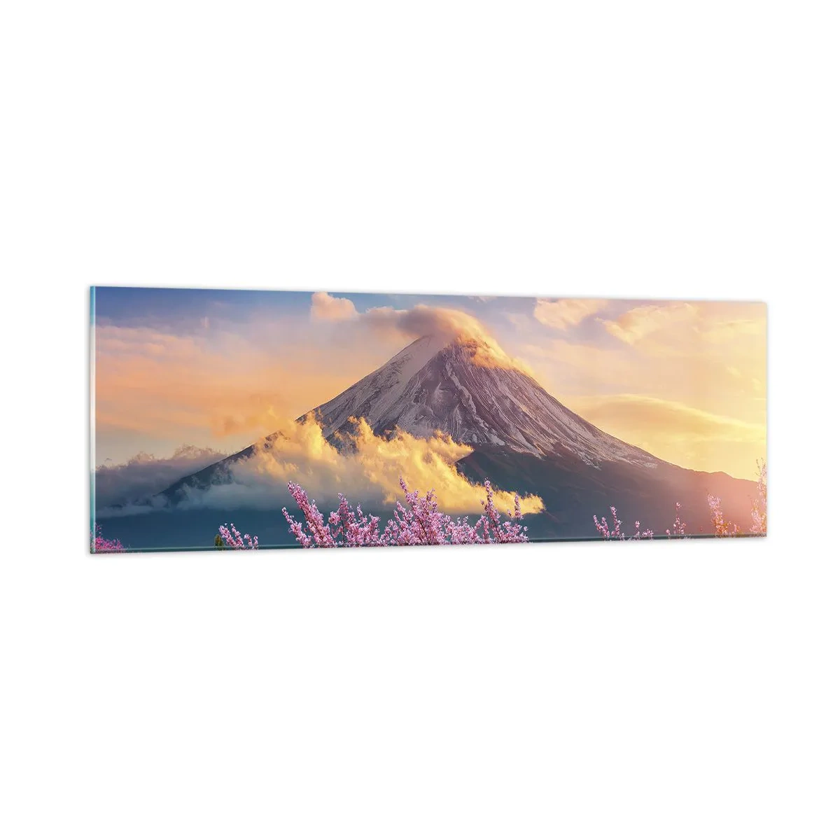 Obraz na skle - Japonská sviatosť - 90x30 cm