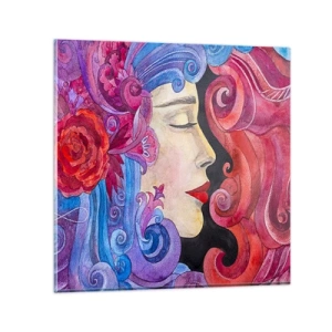 Obraz na skle - Secesia stále živá - 70x70 cm
