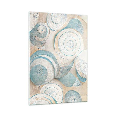 Obraz na skle - Čo skrýva mušľa? - 50x70 cm