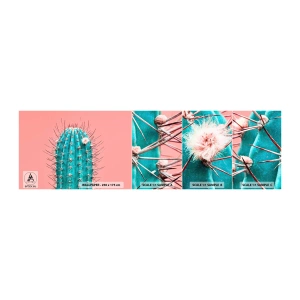 Vzorka Fototapeta Standard Eco - Len pozeraj - Kaktus, Pastel, Minimalizmus - 100x30 cm