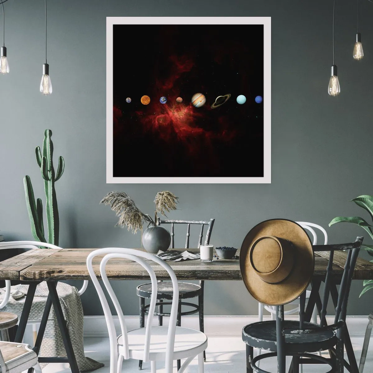 Plagát - Naša štvrť - 40x40 cm