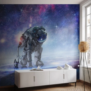 Fototapeta na mieru Premium Canvas - Hviezdne nebo nado mnou - kozmonaut, Kozmos, Astronaut