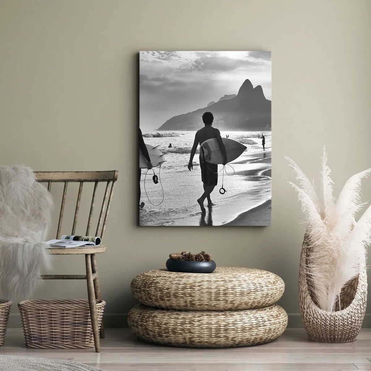 Obraz na plátne - Samba na jednu vlnu - 50x70 cm