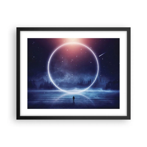 Plagát v čiernom ráme - Už sú tu... - 50x40 cm