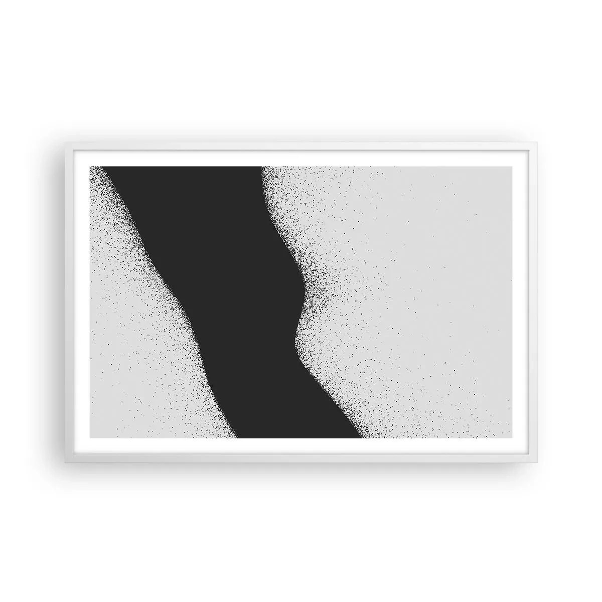 Plagát v bielom ráme - Plynulá rovnováha - 91x61 cm
