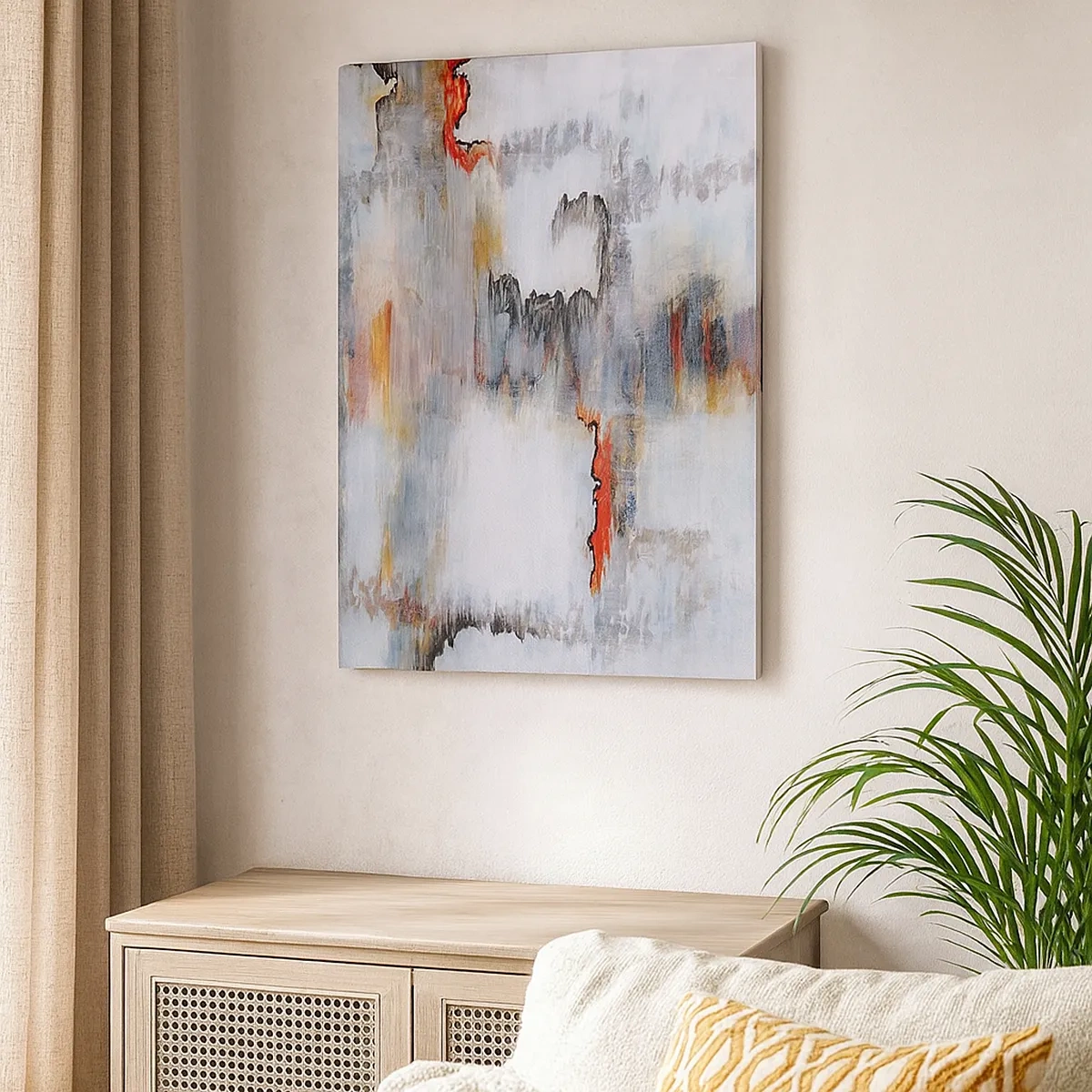 Obraz na plátne - Paličkou po vode - 50x70 cm