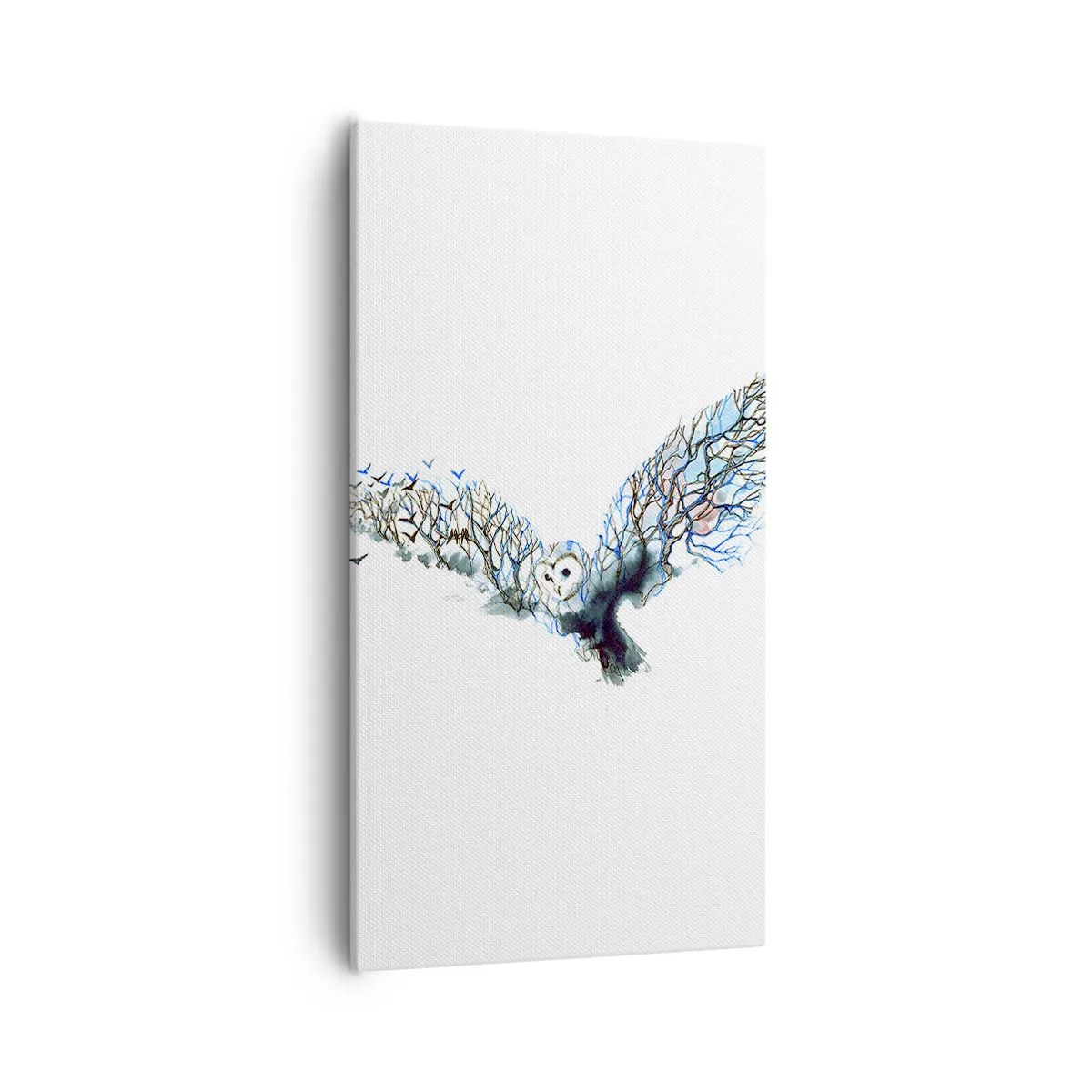 Obraz na plátne - Na krídlach lesa - 55x100 cm