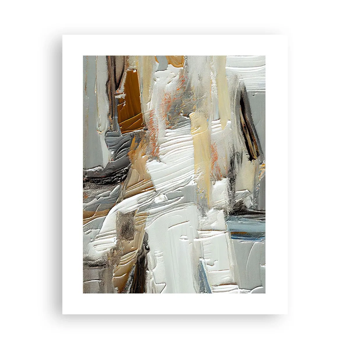 Plagát - Farebné nahromadenie - 40x50 cm