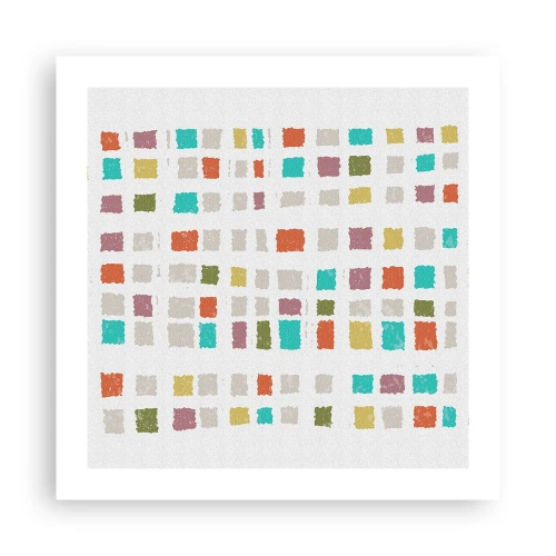 Plagát - Neznáma hra - 50x50 cm