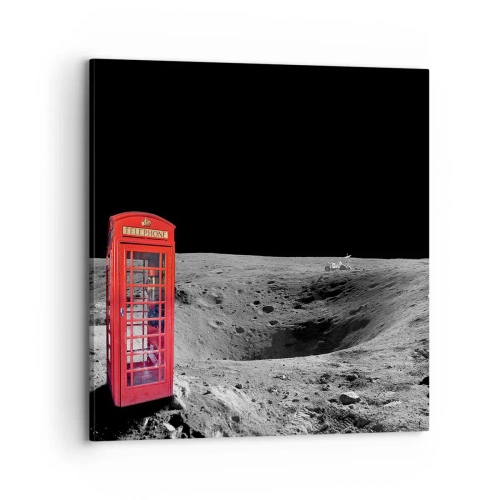 Obraz na plátne - Kozmický žart - 70x70 cm