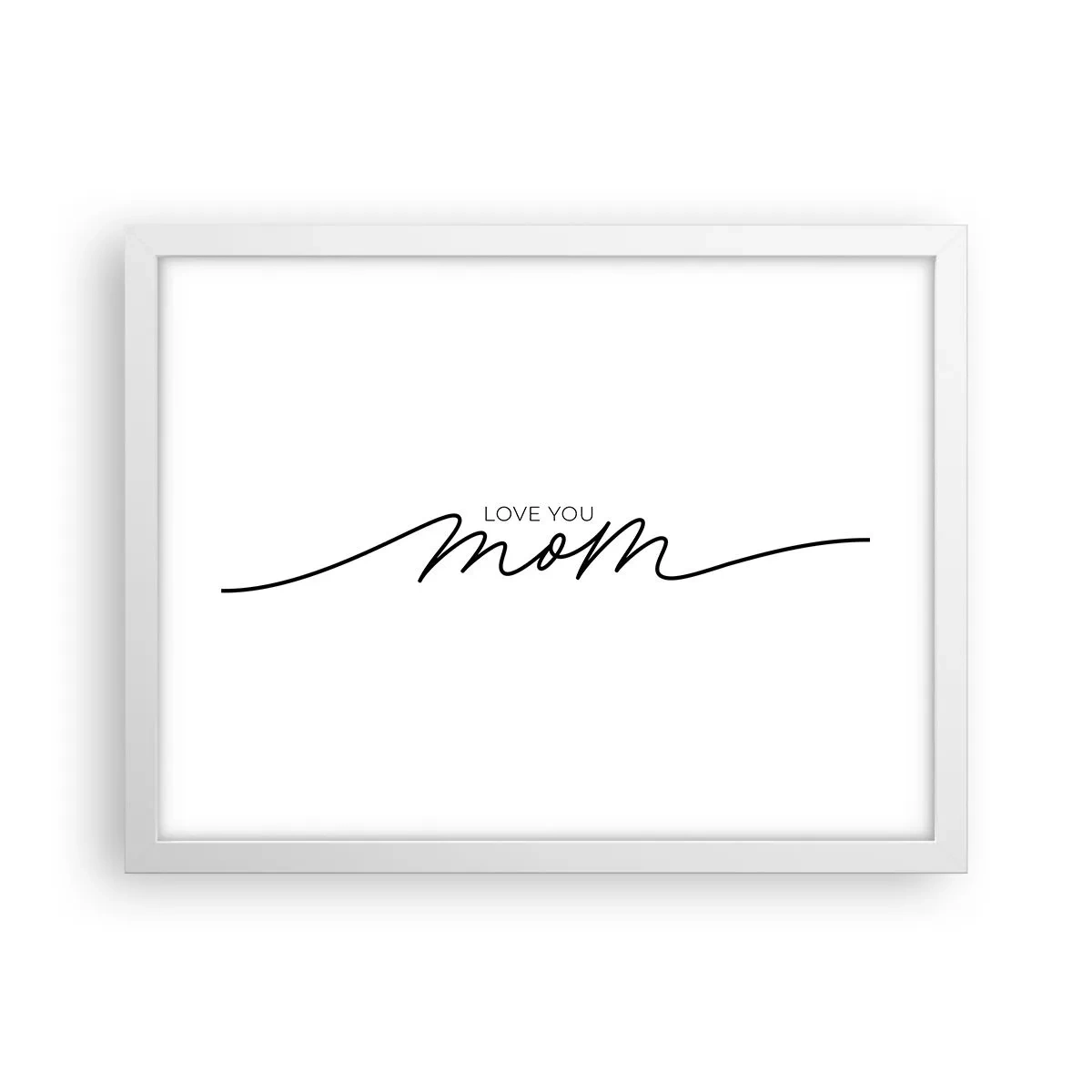 Plagát v bielom ráme - Veľké dojatie - 40x30 cm