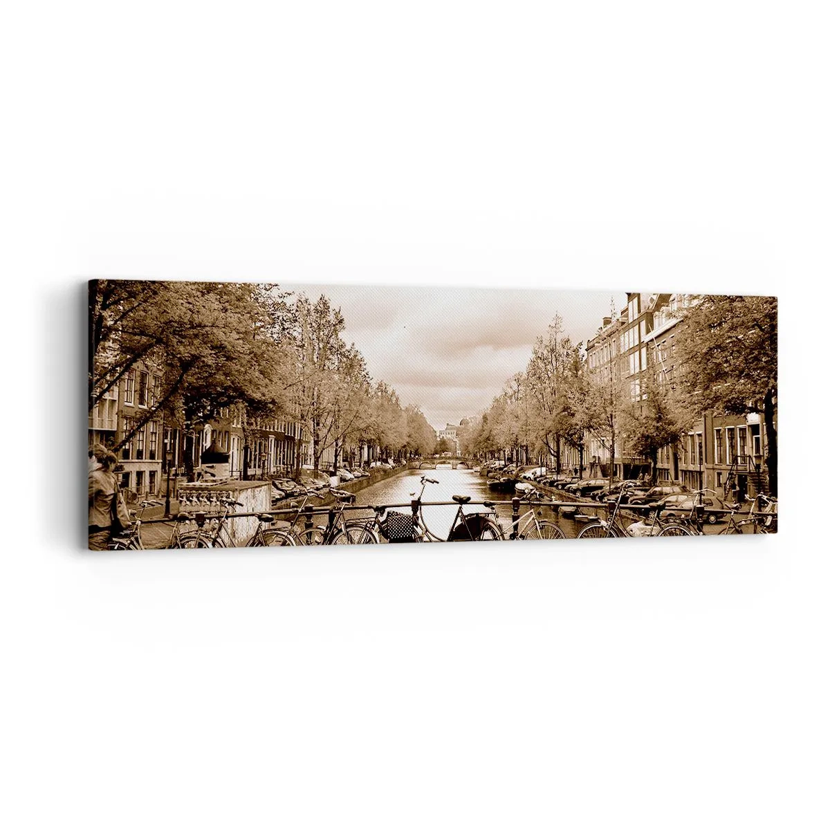 Obraz na plátne - Holandská atmosféra - 90x30 cm