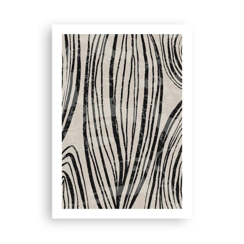 Plagát - Močiar s líniami - 50x70 cm