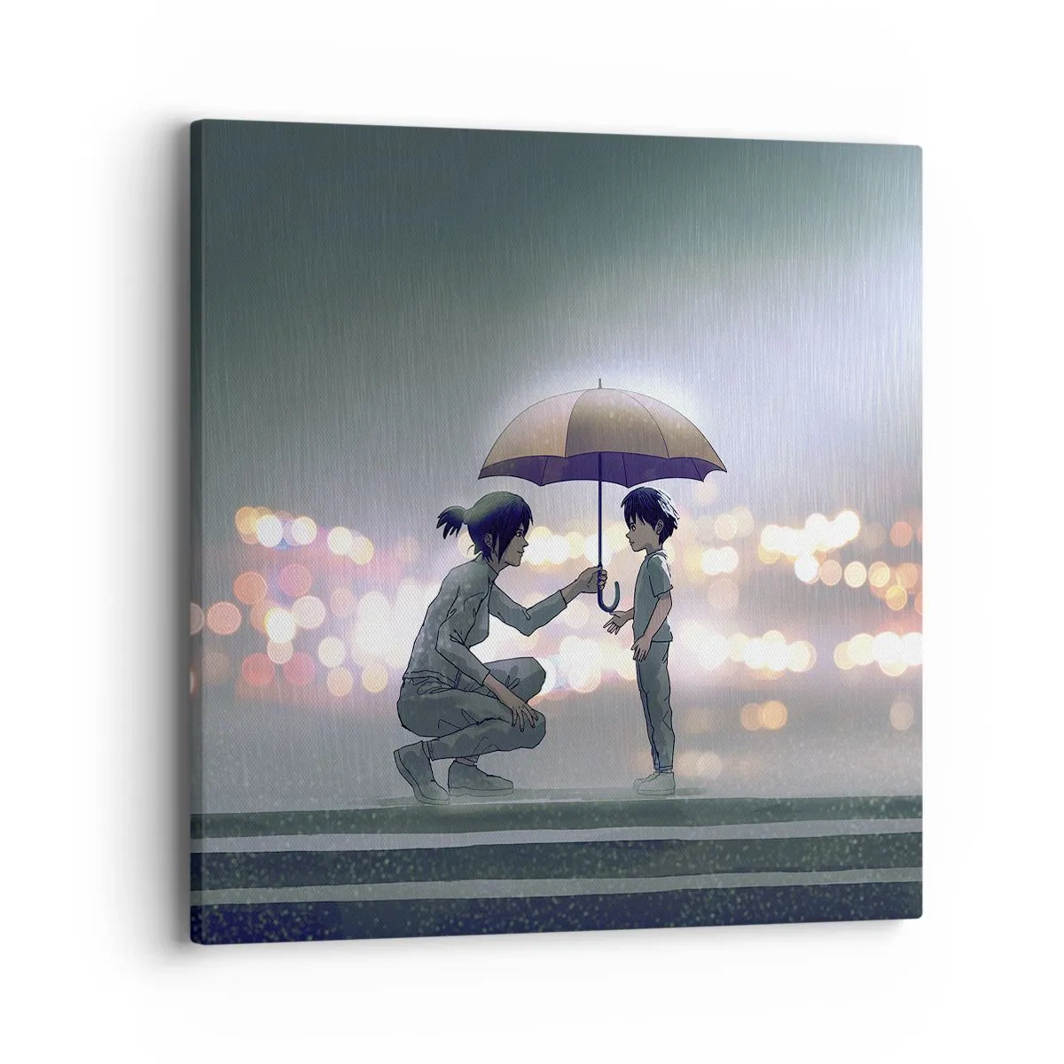 Obraz na plátne - A všetko je v poriadku - 40x40 cm
