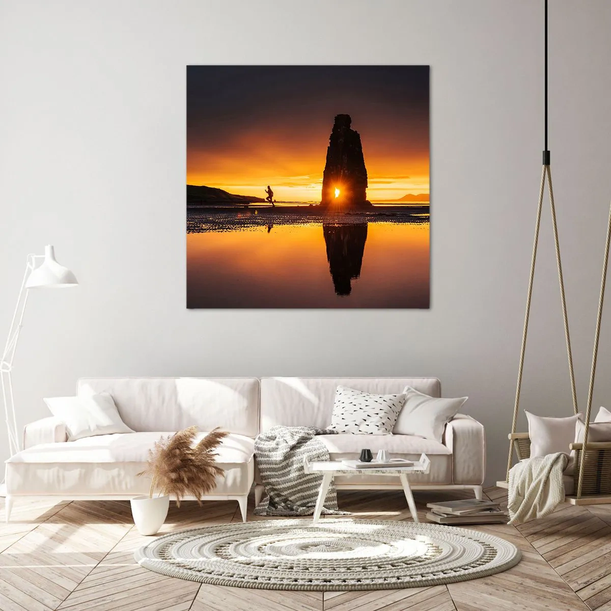 Obraz na plátne - Iba ty a príroda - 70x70 cm