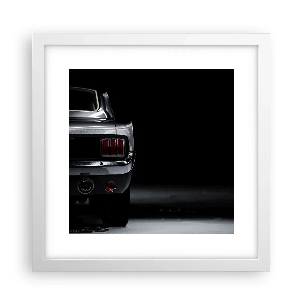 Plagát v bielom ráme - Kúzlo klasiky - 30x30 cm