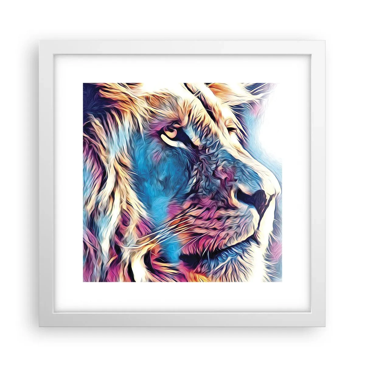 Plagát v bielom ráme - Múdrosť prírody - 30x30 cm