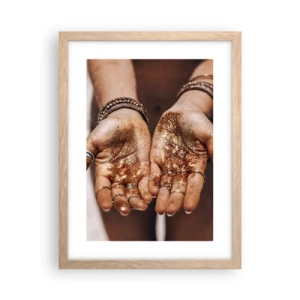 Plagát v ráme zo svetlého duba - Darček pre teba - 30x40 cm