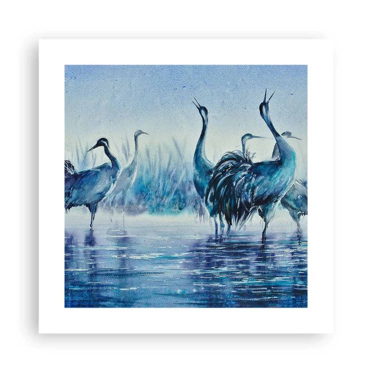 Plagát - Ranné stretnutie - 40x40 cm