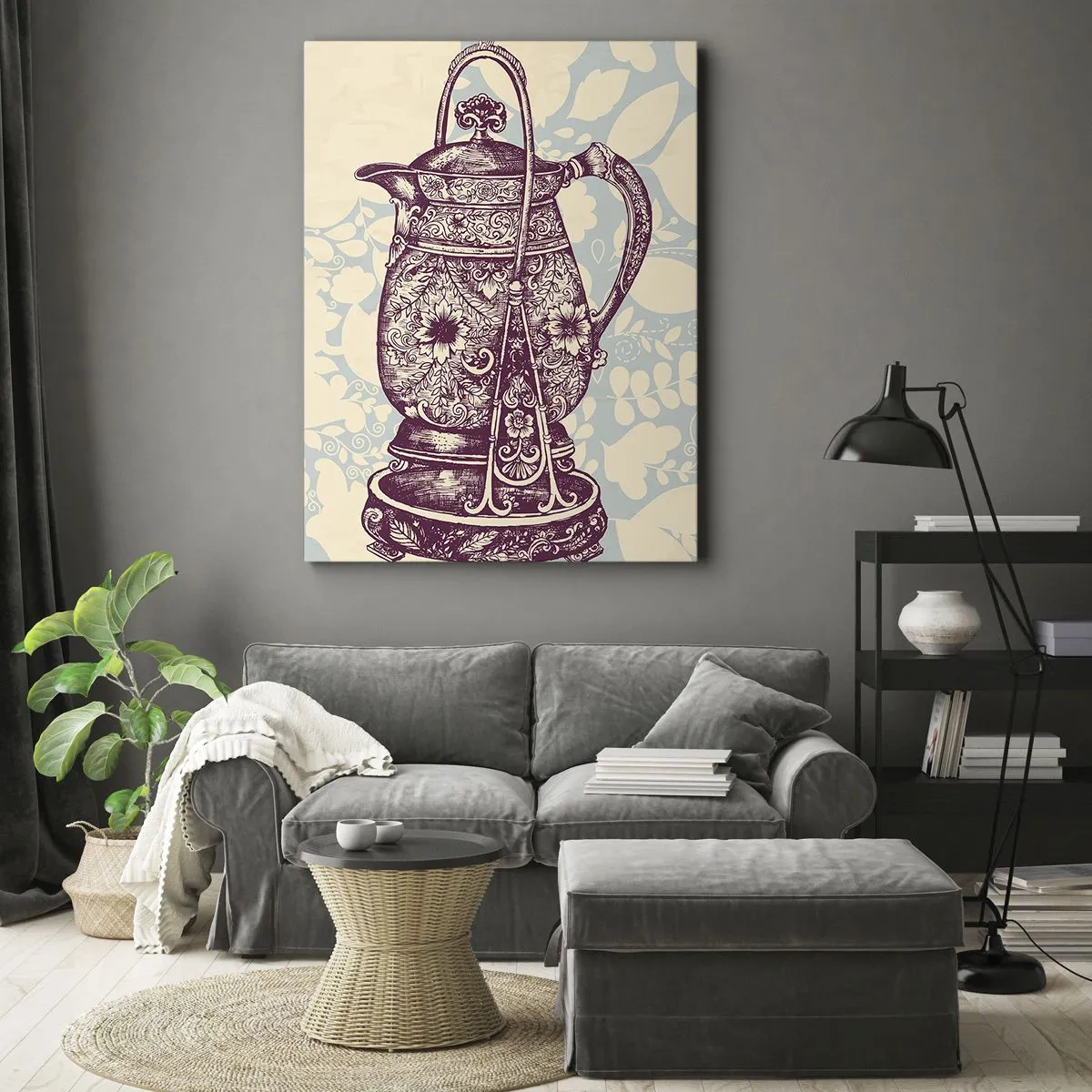 Obraz na plátne - Krása všedného dňa - 65x120 cm