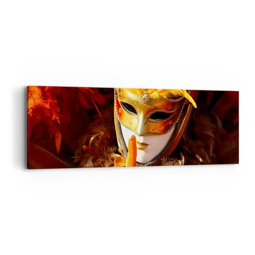 Obraz na plátne - Tajomstvo je časťou hry - 90x30 cm