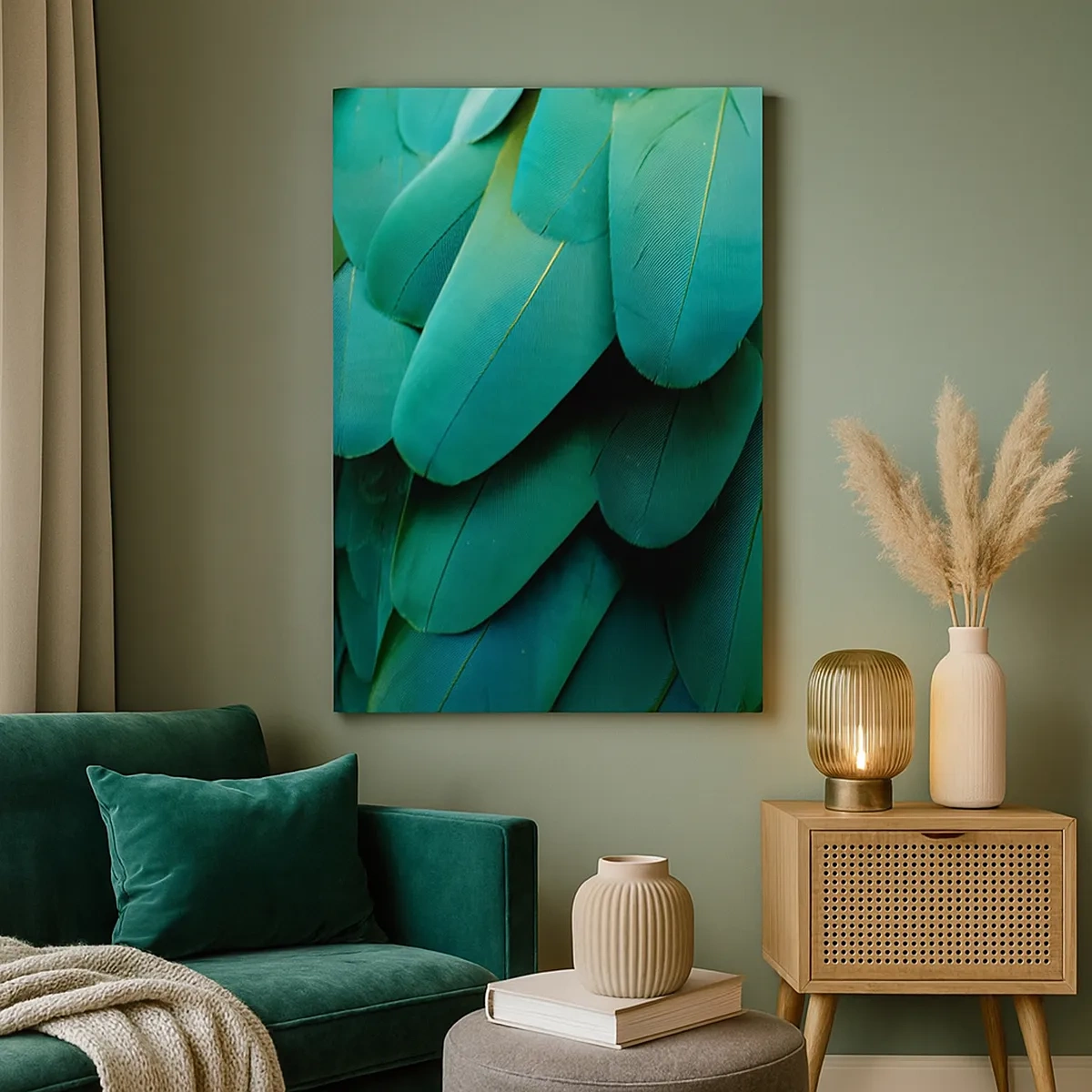 Obraz na plátne - Presnosť papagájovej povahy - 50x70 cm