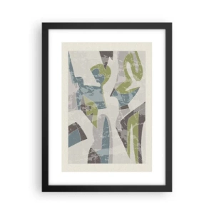 Plagát v čiernom ráme - Kompozícia za sklom - 30x40 cm