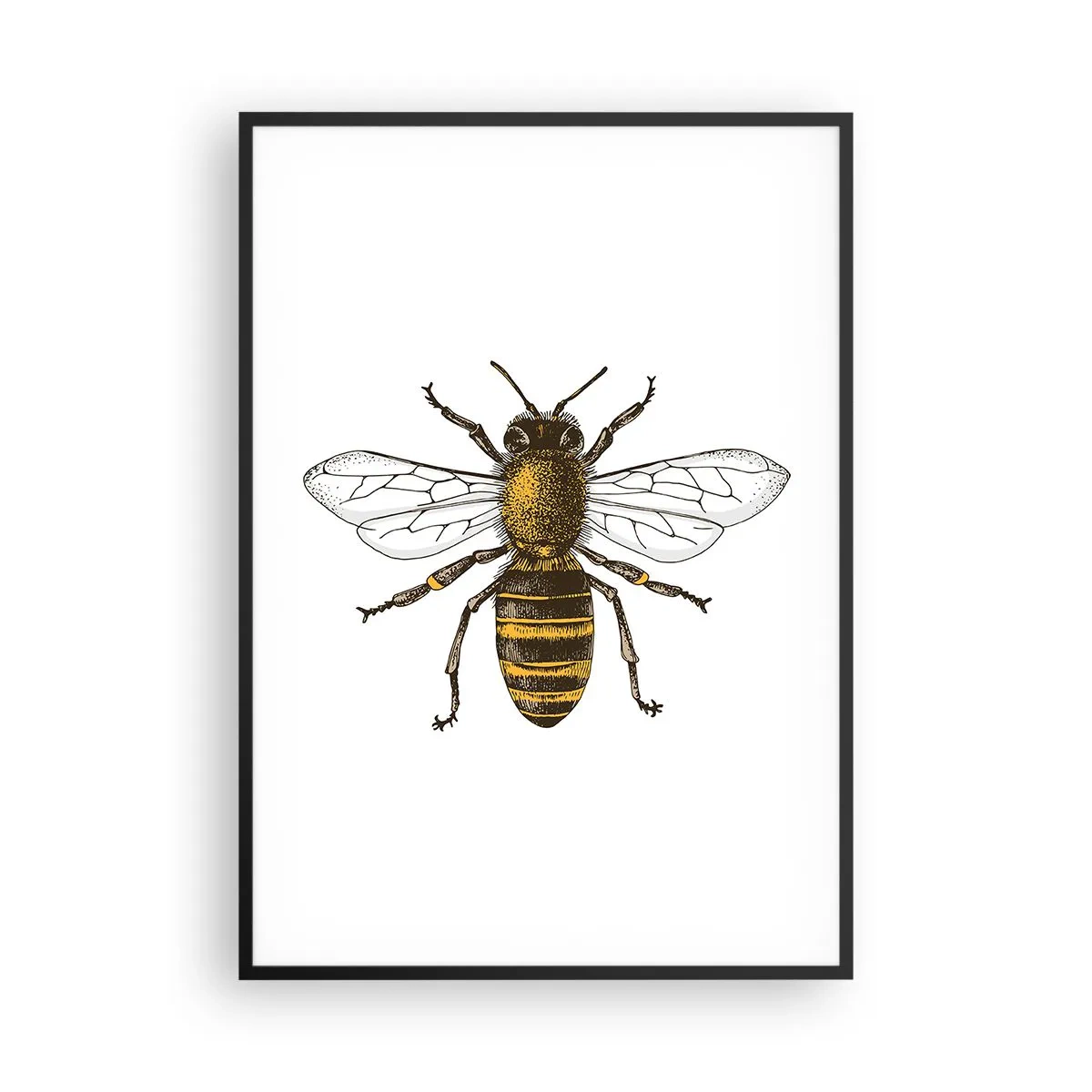 Plagát v čiernom ráme - Krásna a dobrá - 70x100 cm