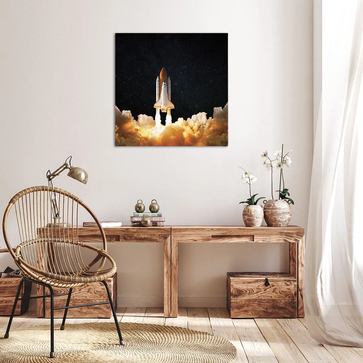 Obraz na plátne - Ad astra! - 50x50 cm