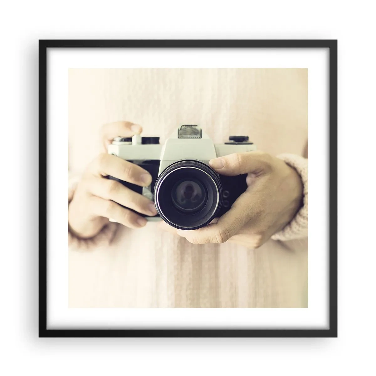 Plagát v čiernom ráme - Pre viac informácií… - 50x50 cm