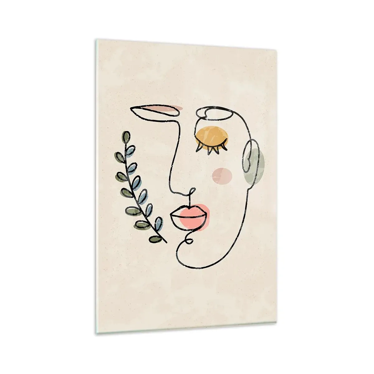 Obraz na skle - Nájdený pokoj - 80x120 cm