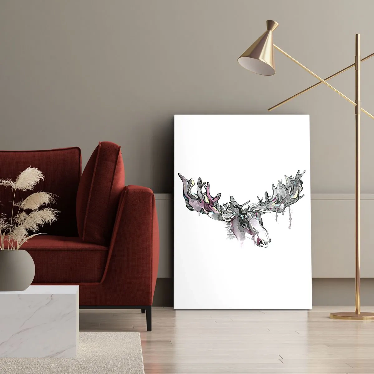 Obraz na plátne - Koruna lesného kráľa - 45x80 cm