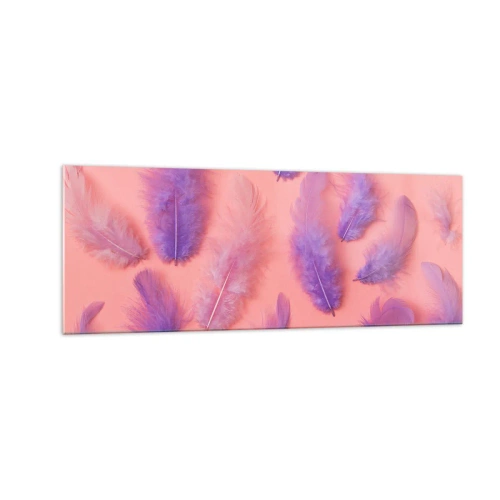 Obraz na skle - Ľaliový vták túžby - 140x50 cm