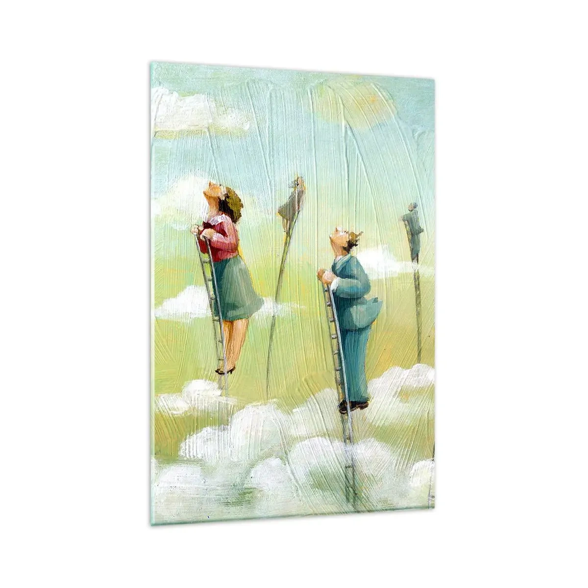 Obraz na skle - Za svojim snom - 80x120 cm