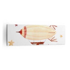 Obraz na plátne - Vzducholoď - 160x50 cm