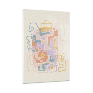 Obraz na skle - Labyrint – veselé dobrodružstvo - 50x70 cm