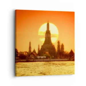 Obraz na plátne - K slnku, vždy k slnku - 30x30 cm