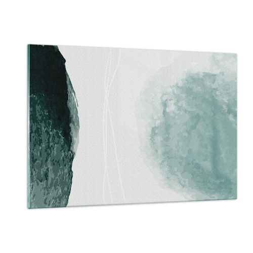 Obraz na skle - Stretnutie s hmlou - 120x80 cm