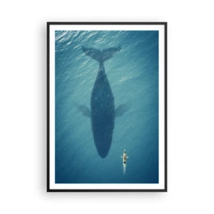 Plagát v čiernom ráme - Stretnutie na oceáne - 70x100 cm