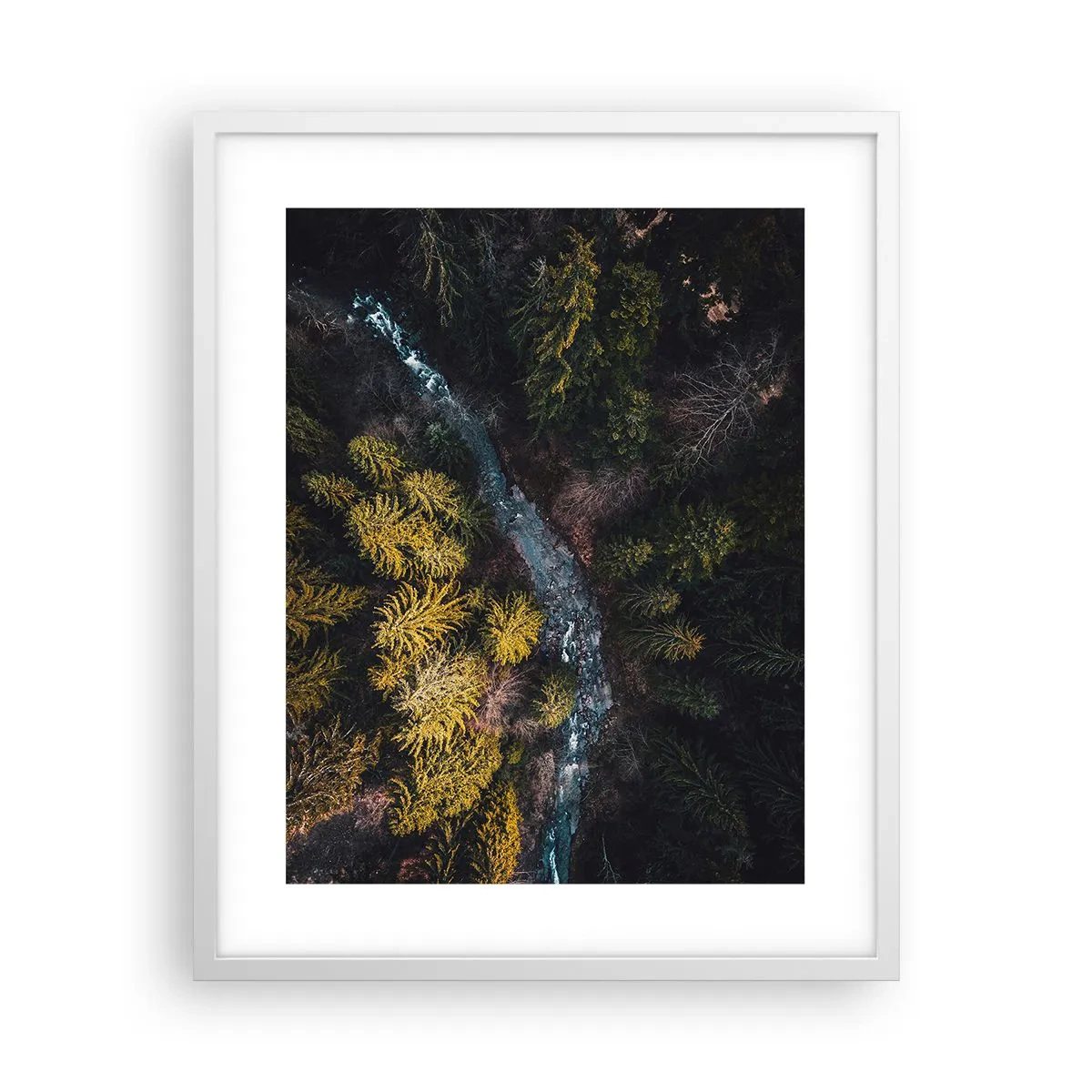 Plagát v bielom ráme - Rýchlo, stále rýchlejšie - 40x50 cm