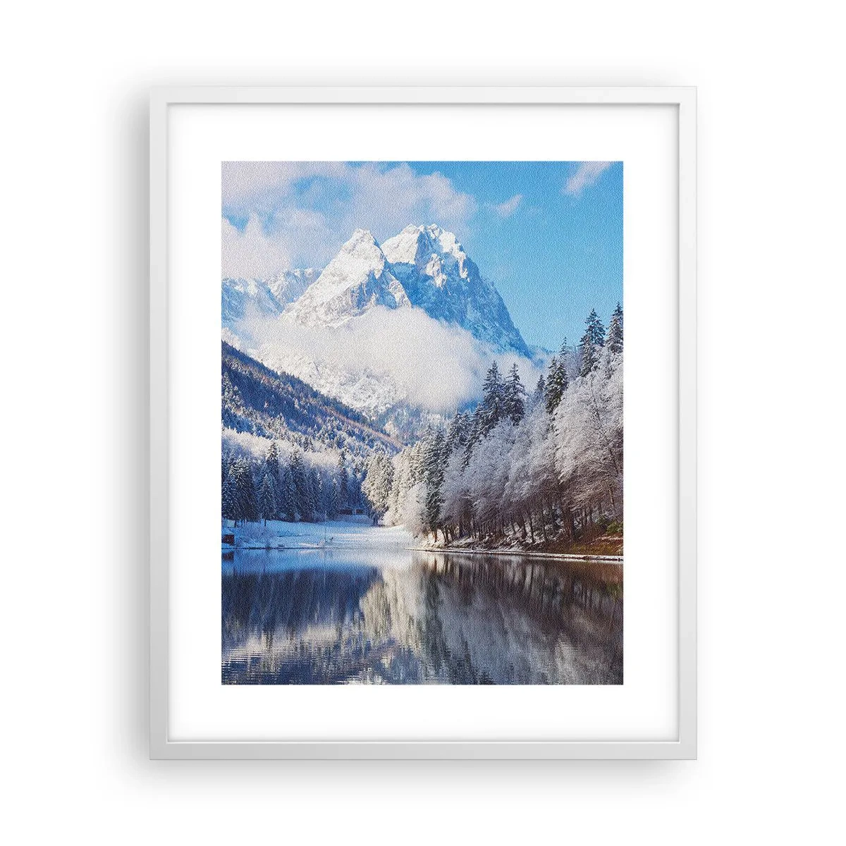 Plagát v bielom ráme - Snehová stráž - 40x50 cm