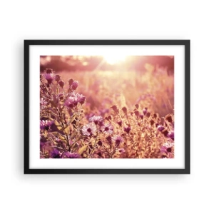 Plagát v čiernom ráme - Než skončí leto - 50x40 cm