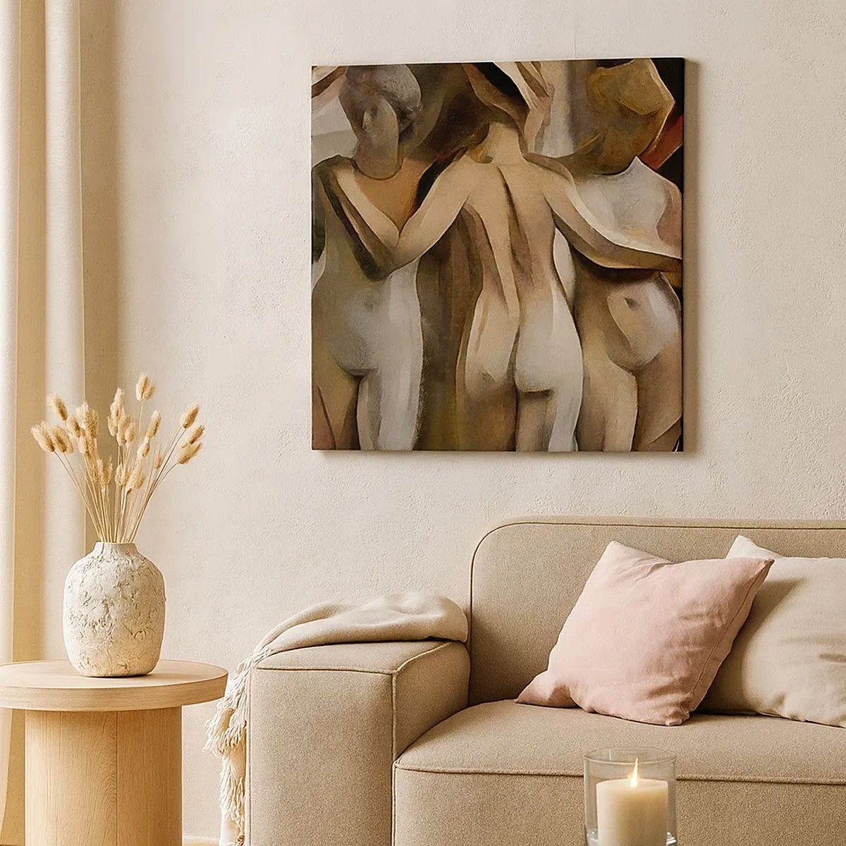 Obraz na plátne - Tri Grácie 2.0 - 30x30 cm