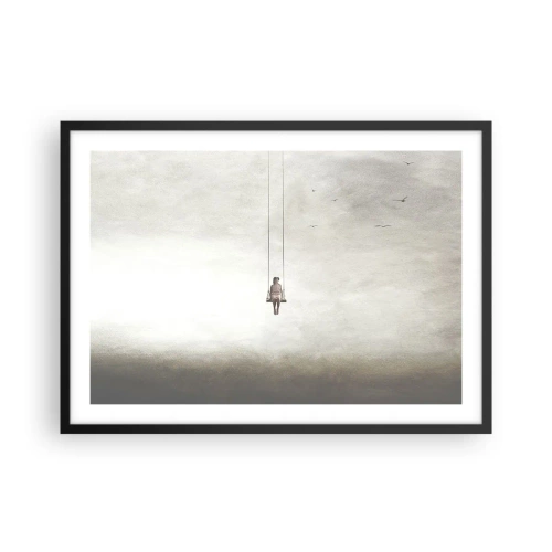 Plagát v čiernom ráme - Dieťa v nás - 70x50 cm