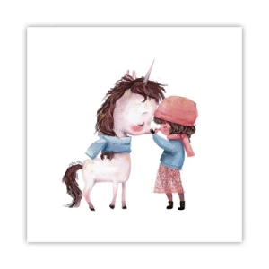 Plagát - Zimný príbeh - 40x40 cm