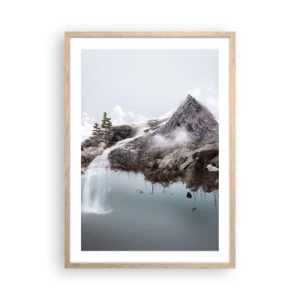 Plagát v ráme zo svetlého duba - Pohľad surrealistu - 50x70 cm