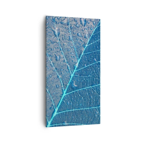 Obraz na plátne - Modrý život - 55x100 cm
